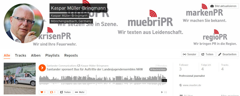 Medienbüro Müller-Bringmann bei Soundcloud.